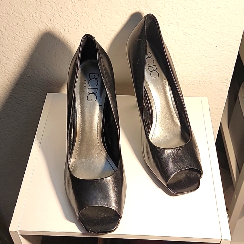 BCBG Paris Open Toe Pumps